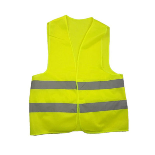 High Visibility Yellow Vest Reflective Safety Workwear For Night