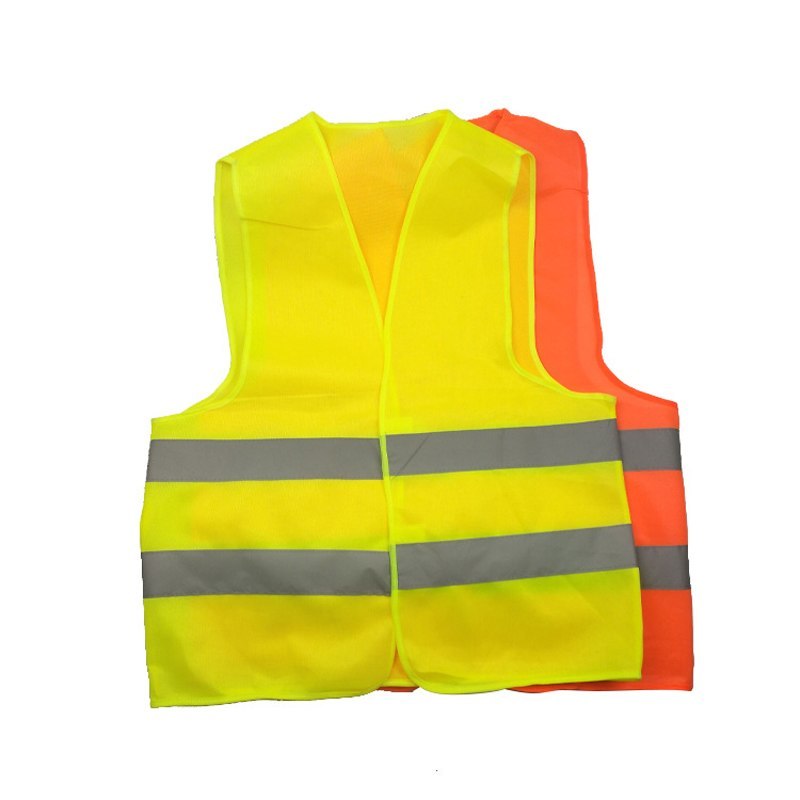 High Visibility Yellow Vest Reflective Safety Workwear For Night