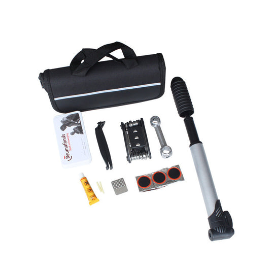 Bicycle Repair Kit, Inflator, Tire Repair Kit