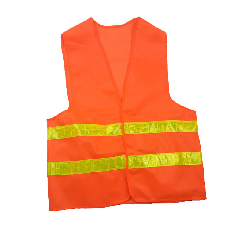 High Visibility Yellow Vest Reflective Safety Workwear For Night